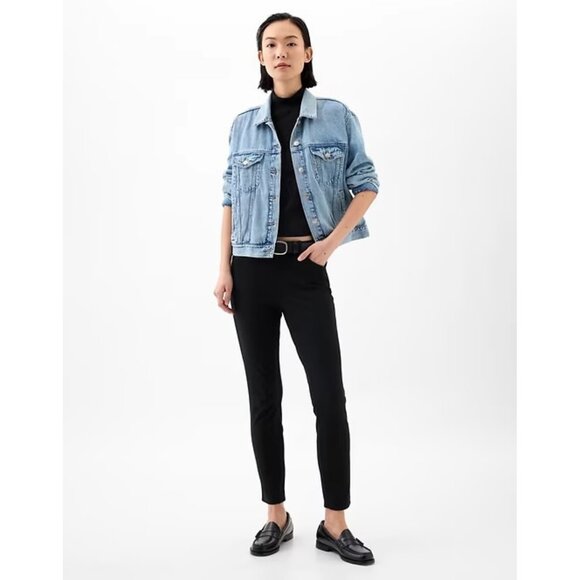 GAP Black Skinny Ankle Pants 00R NWOT | Workwear Office Classic - Picture 1 of 10